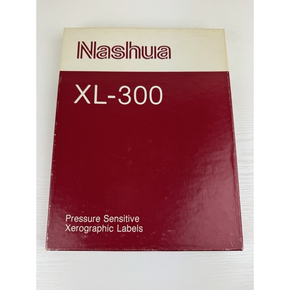 Vintage Xerox Copier Labels 33 Per Sheet 3300 Labels Nashua XL-300 8.5x11